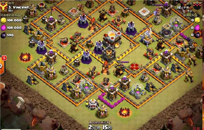 部落沖突11本新版天藍球?qū)崙?zhàn)教學(xué) 新版藍胖怎么玩