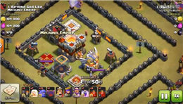 部落沖突巧用骷髏法術 11本多層回字陣另類3星打法