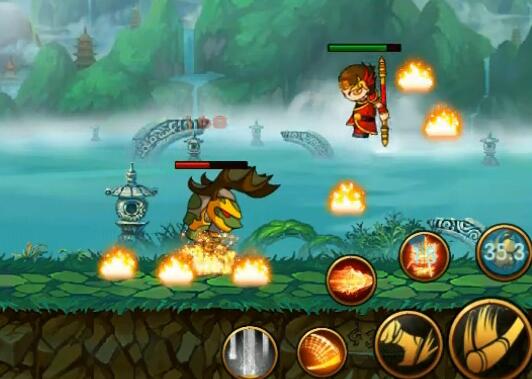 造夢(mèng)西游4手游孫悟空速過(guò)九華山道視頻攻略