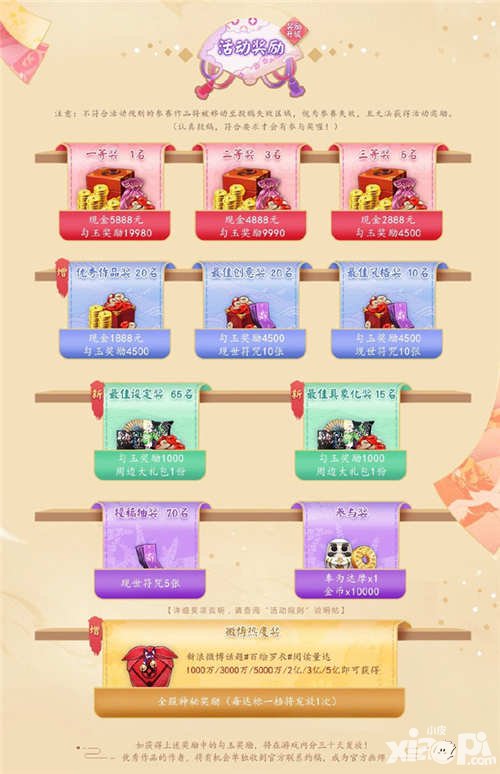 陰陽師百繪羅衣皮膚設(shè)計(jì)大賽獎(jiǎng)勵(lì)升級 增加全服獎(jiǎng)勵(lì)