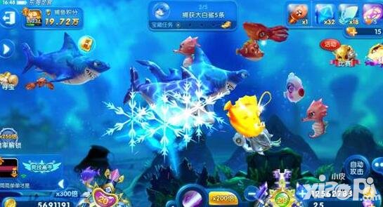 捕魚來了小游戲瘋狂的河豚怎么玩