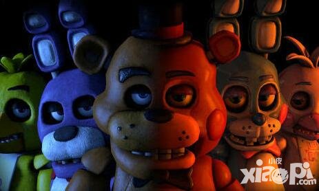 玩具熊的五夜后宮中四個玩具有何不同