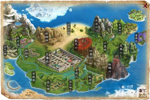 問道手游世界地圖改版 再上新征途