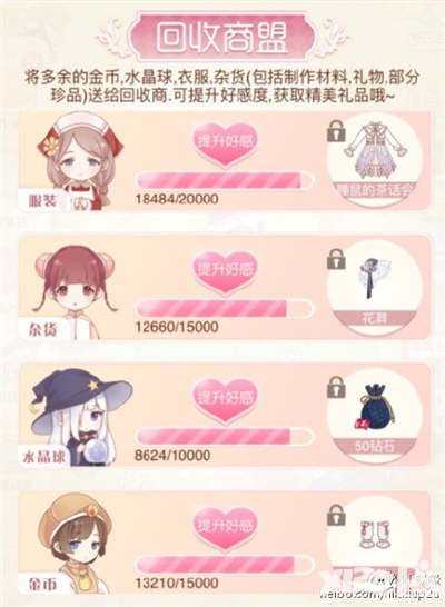 暖暖環(huán)游世界新版本爆料第二彈 新增回收商盟玩法