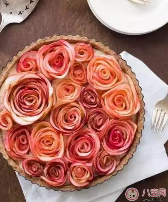孕期想吃甜點(diǎn)又怕胖 玫瑰蘋(píng)果塔好吃不發(fā)胖