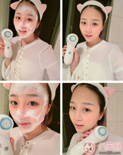 洗臉效果超好潔面測評：木薯聲波潔面儀