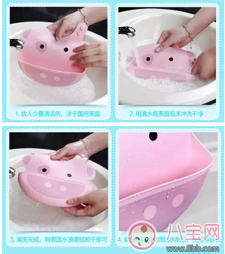 吃輔食再也不怕臟了 賈靜雯女兒咘咘同款硅膠可折疊圍兜 吃輔食再也不怕臟了 賈靜雯女兒咘咘同款硅膠可折疊圍兜