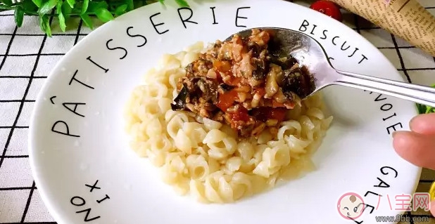 香菇肉醬意面 寶寶也能吃的意面