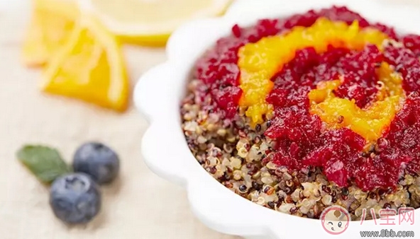 給寶寶輔食加點(diǎn)谷物 甜菜南瓜藜麥飯