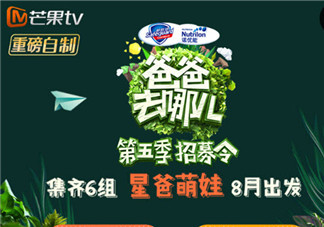 爸爸去哪兒5候選實(shí)習(xí)爸爸人氣榜，實(shí)習(xí)奶爸黃景瑜任嘉倫竇驍(前三)