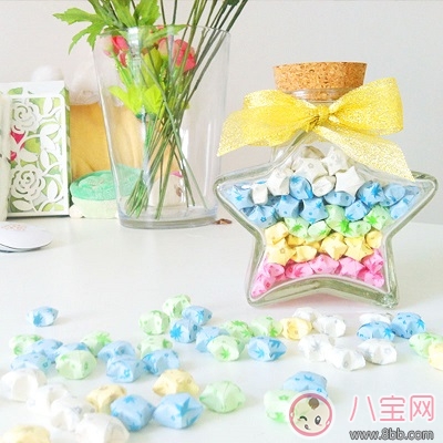 折紙星星瓶 寫下對(duì)老師最真誠(chéng)的祝福！