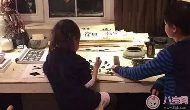 孩子學書法的最佳年齡 哪些明星的孩子在學書法