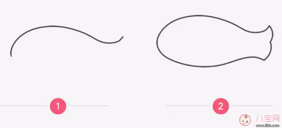 海洋生物趣味多 魚類簡(jiǎn)筆畫