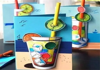 清涼夏日自制小玩具 DIY夏日帽子和飲料