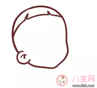 親子互動(dòng)簡(jiǎn)筆畫 大頭兒子