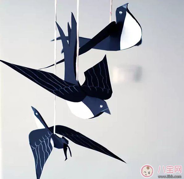 寶寶親子游戲：動(dòng)手制作小燕子