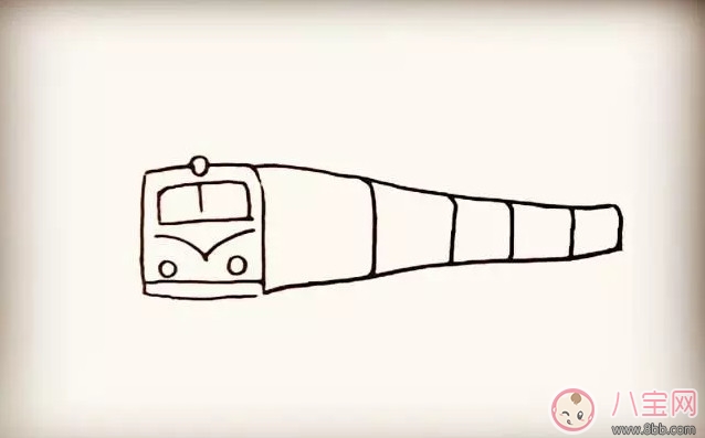 兒童簡(jiǎn)筆畫 小火車簡(jiǎn)筆畫