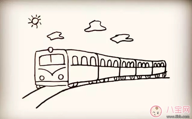 兒童簡(jiǎn)筆畫 小火車簡(jiǎn)筆畫
