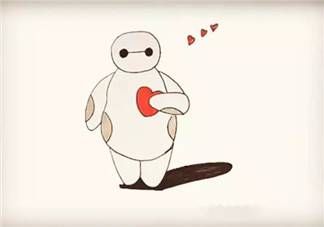 超能陸戰(zhàn)隊(duì)大白簡(jiǎn)筆畫(huà) 寶寶簡(jiǎn)筆畫(huà)