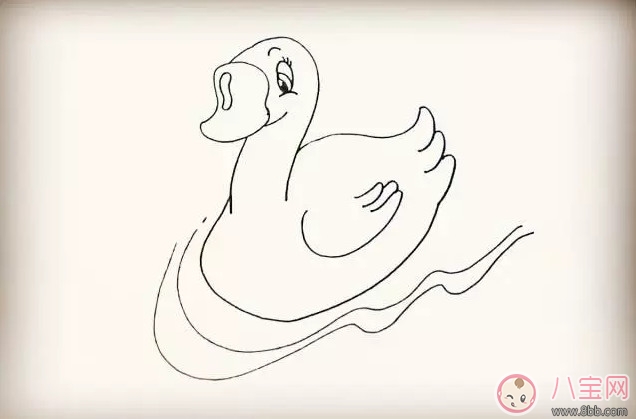 教寶寶簡(jiǎn)筆畫(huà)小鵝 小鵝簡(jiǎn)筆畫(huà)