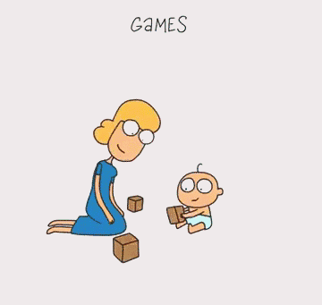 爸媽帶娃的不同 媽媽帶娃是寶貝 爸爸帶娃是玩具