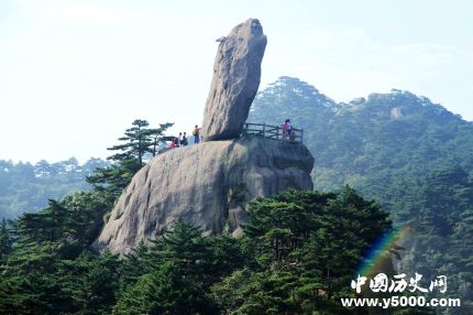 黃山飛來石的傳說故事