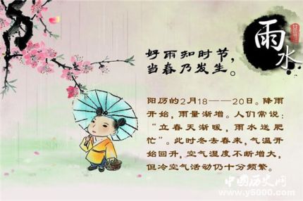 今日雨水宜忌有哪些雨水節(jié)氣三候是什么？