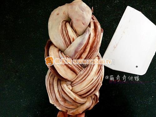 大理石紋豆沙土司的做法