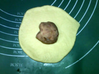 葉形香芋面包的做法步驟13