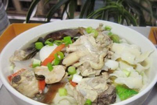 雞湯刀削面的做法