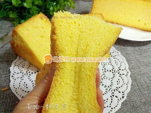 8寸戚風(fēng)蛋糕的做法