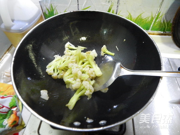 麻香有機(jī)花菜的做法