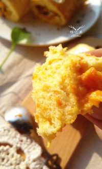 南瓜蔓越莓卷的做法步驟23