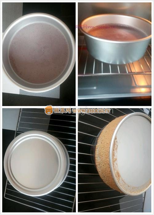 8寸紫薯戚風(fēng)蛋糕的做法