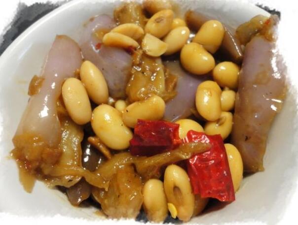 酸辣下飯的黃豆炒茄子怎么做？
