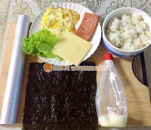 米飯三明治的做法