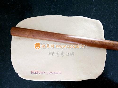 大理石紋豆沙土司的做法