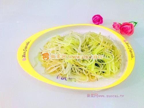 清炒綠豆芽的做法