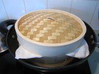 原味面粉蒸槐花的做法步驟8