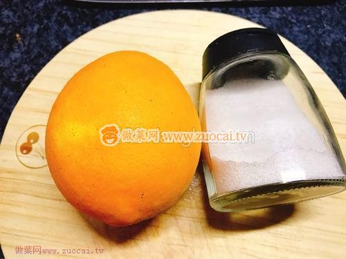 鹽蒸橙子的做法