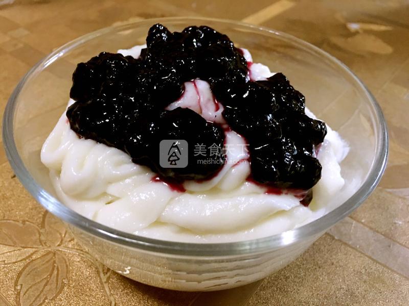藍(lán)莓山藥泥的做法
