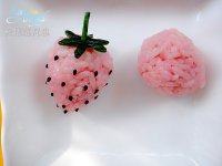 草莓飯團(tuán)的做法步驟8