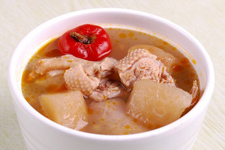 酸蘿卜老鴨湯的做法