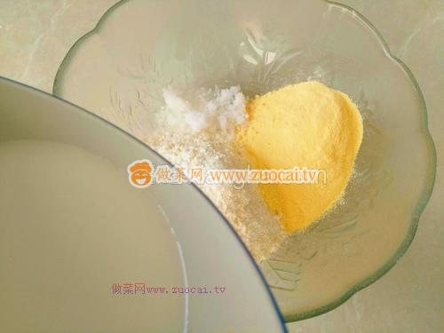 奶香玉米餅的做法