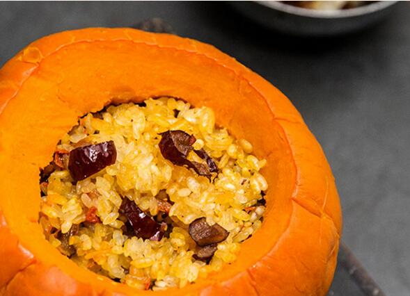 南瓜新吃法之糯米紅棗瓤南瓜怎么做？