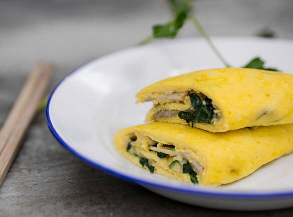 美味的蘑菇菠菜蛋餅怎么做？