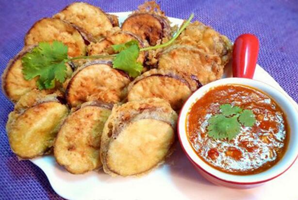 夏季下酒菜酥炸茄餅怎么做？