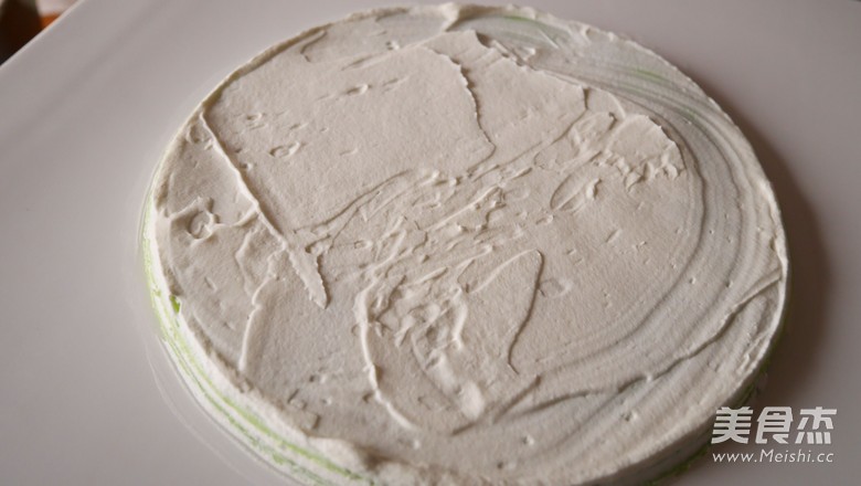 春天的氣息－簡(jiǎn)單易做斑斕蜜豆千層的做法