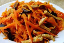 胡蘿卜炒肉絲