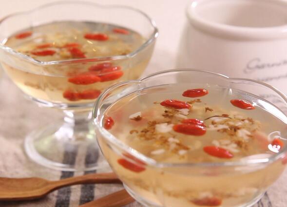 預防感冒的桂花酒釀啫喱怎么做？